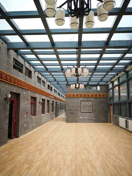 南橫街養(yǎng)老中心項目地面鋪裝順利完成